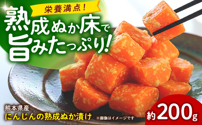 熟成ぬか漬け にんじん こだわりの天然塩使用した熟成ぬか床 【株式会社 夢アグリ】 [ZCL022]