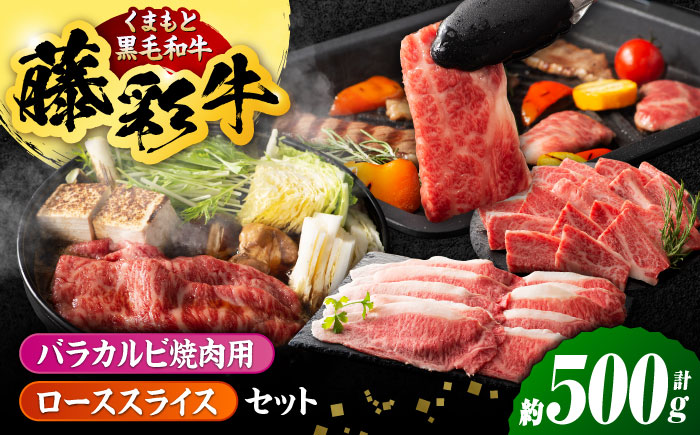 くまもと黒毛和牛「藤彩牛」2種の食べ比べ計500g 3900【有限会社 スイートサプライなかぞの】 [ZDT126]