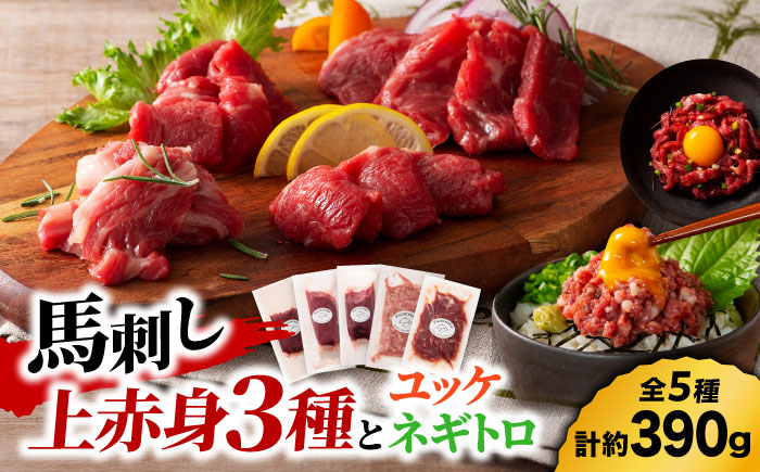 「本場・熊本の味」 上級赤身3種とユッケネギトロの詰め合わせ 3892【有限会社スイートサプライなかぞの】 [ZDT158]