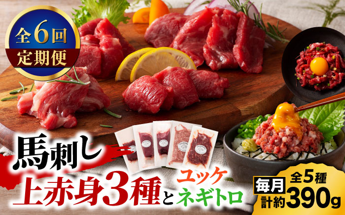 【全6回定期便】「本場・熊本の味」 上級赤身3種とユッケネギトロの詰め合わせ 3892【有限会社スイートサプライなかぞの】 [ZDT177]