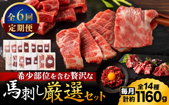 【全6回定期便】フジチクオリジナル 希少部位と贅沢なふじ馬刺し厳選セット 3897【有限会社スイートサプライなかぞの】 [ZDT192]
