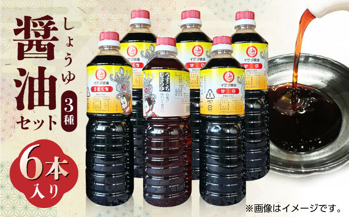 醤油 セット  6本入り【池田醤油】 [ZEJ002]