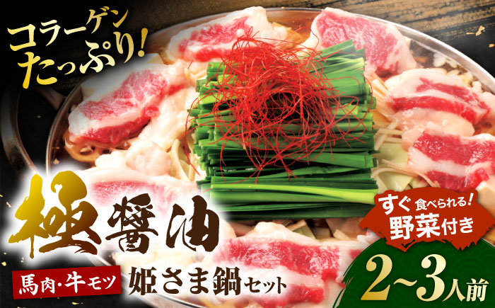 “お鍋さえあればすぐに食べれる”コラーゲンたっぷり女性的、美肌醤油スープ「姫さま鍋」(白濁あっさり醤油味2～3人前)【オルガニコ山鹿】 [ZFH002]