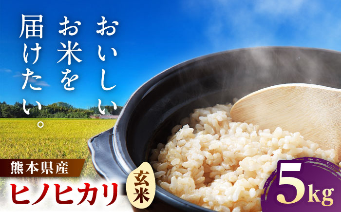 【先行予約】 ヒノヒカリ 玄米 5㎏（5㎏×1袋）【株式会社 岩下農園】 [ZFS006]