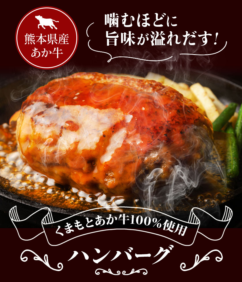 GI認証取得 くまもとあか牛100％使用 くまもとあか牛ハンバーグ 150g×20パック あか牛 ハンバーグ 牛肉 肉 国産 九州産 熊本県産 冷凍《30日以内に出荷(土日祝除く)》---034-5008---