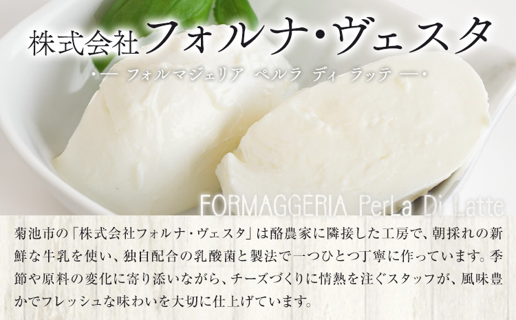 モッツァレラチーズ ミル爆 3個 チーズ モザレラ 株式会社フォルナ・ヴェスタ《90日以内に出荷予定(土日祝除く)》フレッシュ カプレーゼ おつまみ 前菜 手作り 国産 熊本県 菊池市 送料無料---018-1985---