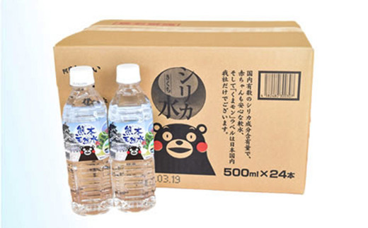 【定期便6回】シリカ天然水 500ml×42本 《お申込み月の翌月から出荷開始》 ---159-1878---