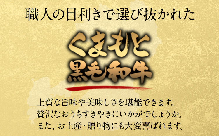 牛肉 くまもと黒毛和牛 すき焼き用 500g 桜屋《30日以内に出荷予定(土日祝除く)》熊本県 菊池市 肉 黒毛和牛 すき焼き---114-1879---