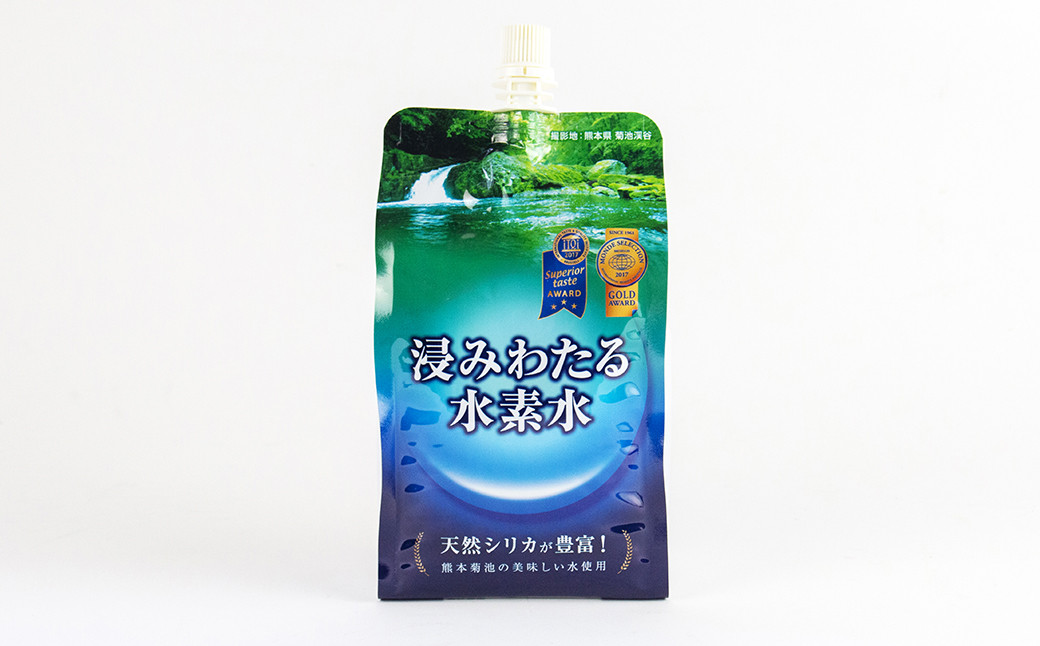 浸みわたる 水素水 計6L（500ml×12本） お水 水 ミネラルウォーター シリカ 飲料 飲料水《30日以内に出荷予定(土日祝除く)》---003-1492---