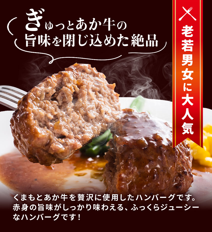 GI認証取得 くまもとあか牛100％使用 くまもとあか牛ハンバーグ 150g×20パック あか牛 ハンバーグ 牛肉 肉 国産 九州産 熊本県産 冷凍《30日以内に出荷(土日祝除く)》---034-5008---