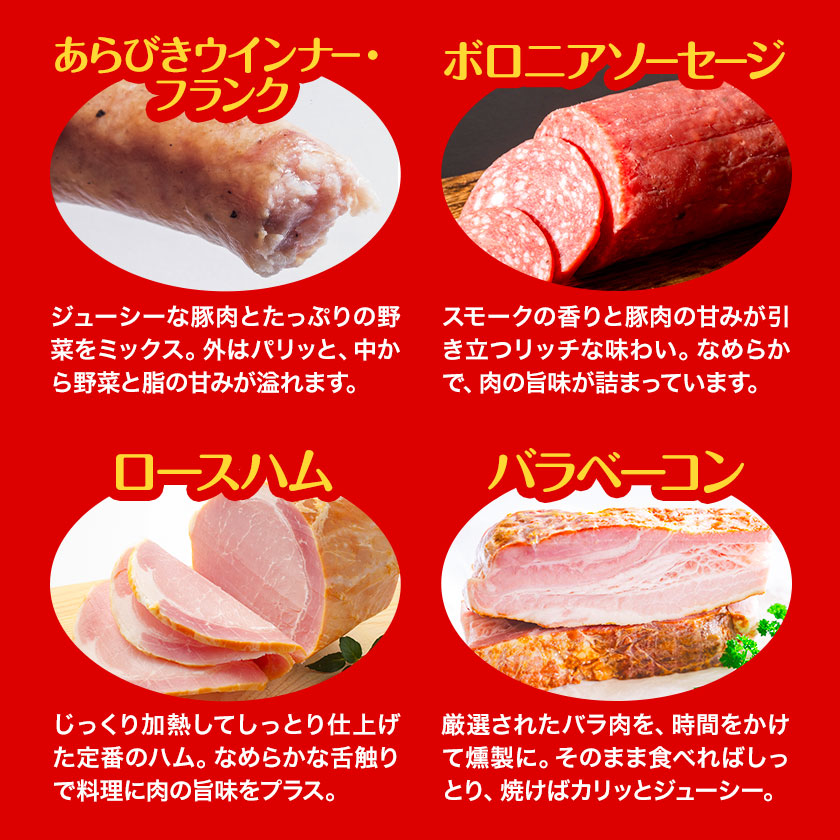 ハム工房TONGTONG ハム・ウインナーギフトセット 合計1010g 5種類 約1kg 食べ比べ 豚肉 セット ベーコン ハム ウインナー ソーセージ 金TONG 九州産 国産 熊本県産 冷凍 ギフト 贈りもの 送料無料《90日以内に出荷予定(土日祝除く)》---005-1974---