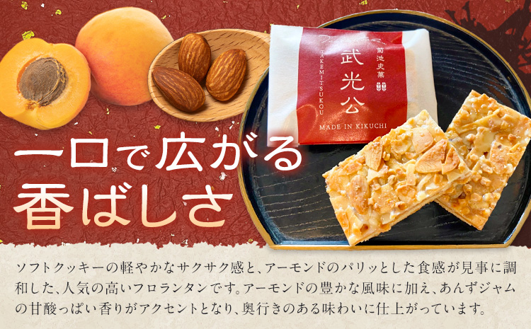 菊池銘菓 フロランタン 武光公 15個入 1箱 有限会社中原松月堂 《30日以内に出荷予定(土日祝除く)》熊本県 菊池市 スイーツ デザート フロランタン 個包装 お菓子 焼き菓子 洋菓子---074-1260---