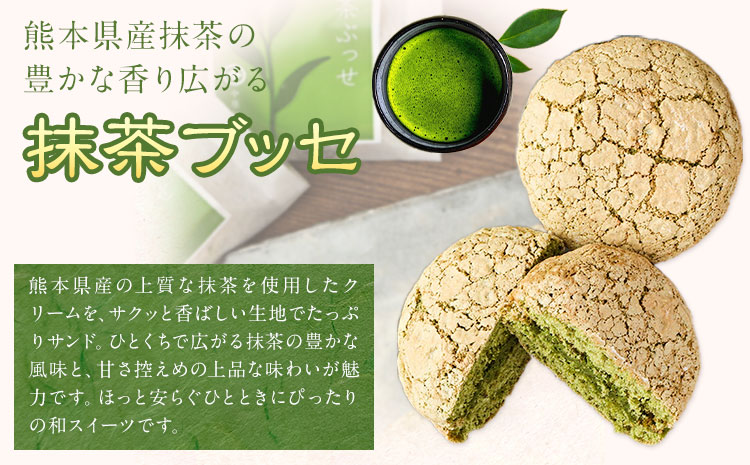 菊池銘菓 ふくさ栗 ・ ブッセ シリーズ 詰め合わせ セット 12個入 1箱 4種類 × 各3個 有限会社中原松月堂 《30日以内に出荷予定(土日祝除く)》熊本県 菊池市 ブッセ 抹茶 メロン ぽんぽん デコポン 栗 ふくさ栗 スイーツ デザート 焼き菓子 和菓子 洋菓子---074-2269---