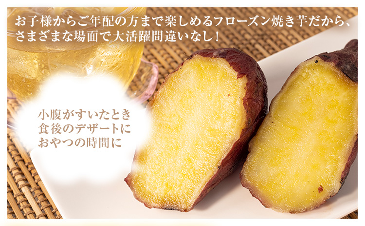 フローズン焼き芋 約200g×8袋セット 合計約1.6kg 有限会社七城町特産品センター《90日以内に出荷予定(土日祝除く)》熊本県 菊池市 冷凍焼きいも 焼き芋 からいも さつまいも冷凍---003-1421---