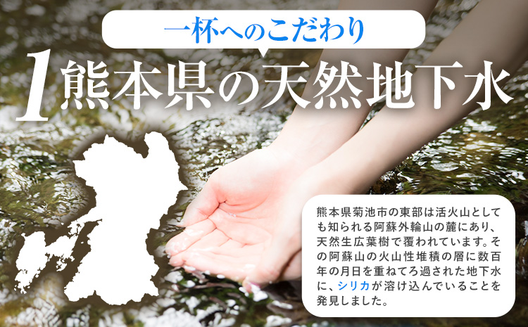 【6ヶ月定期便】 水 シリカ水 500ml × 24本 × 年6回 有限会社七城町特産品センター メロンドーム 《お申し込みの翌月から出荷》 熊本県 菊池市 水 軟水 飲料 ドリンク 清涼飲料水 天然地下水 ペットボトル ミネラルウォーター 定期便 送料無料---003-1687---