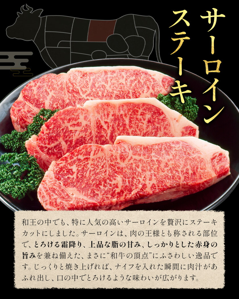 和王 サーロインステーキ用 約200g 菊池地域農業協同組合(JA菊池まんまキッチン)《90日以内に出荷予定(土日祝除く)》熊本県 菊池市 くまもと黒毛和牛 和牛 牛肉 お肉 ステーキ サーロインステーキ 熊本県産 九州産 国産 冷凍 送料無料---147-2127---