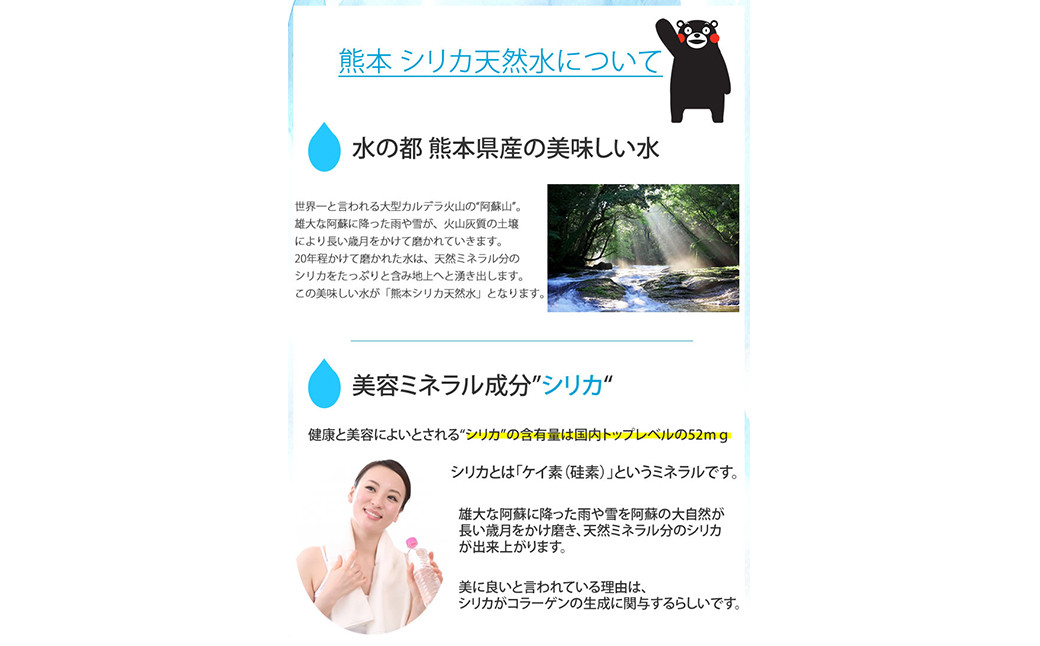 【定期便6回】シリカ天然水 500ml×24本 計144本 《お申込み月の翌月から出荷開始》 ---159-1876---