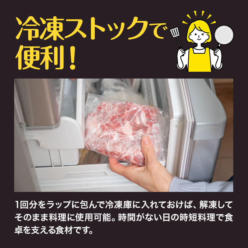 豚肉 切り落とし 合計1.6kg 400g×4パック 有限会社ハム工房TONGTONG《90日以内に出荷予定(土日祝除く)》熊本県 菊池市 豚肉 切落し 小分け 金TONG 九州産 国産 熊本県産---005-1973---