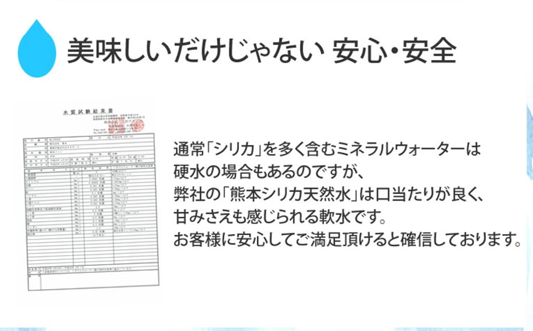 【定期便6回】シリカ天然水 500ml×24本 計144本 《お申込み月の翌月から出荷開始》 ---159-1876---