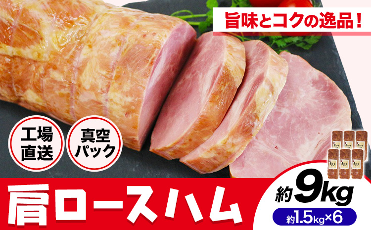 福留ハム カタロースハム 約9kg《30日以内に出荷予定(土日祝除く)》 豚肩ロース ロースハム ハム---00000026y-005-01---