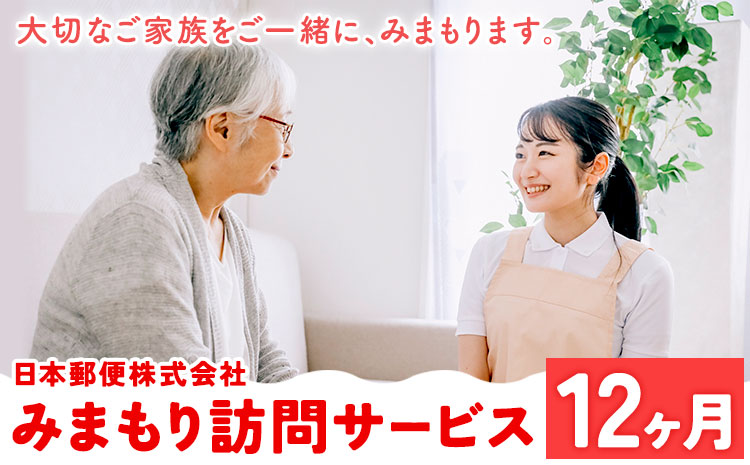 みまもり訪問サービス 12ヶ月(年12回) 日本郵便株式会社《90日以内に出荷予定(土日祝除く)》熊本県 菊池市 安否確認 見守り みまもり 家族 実家 親 訪問 安心 送料無料---062-0233---