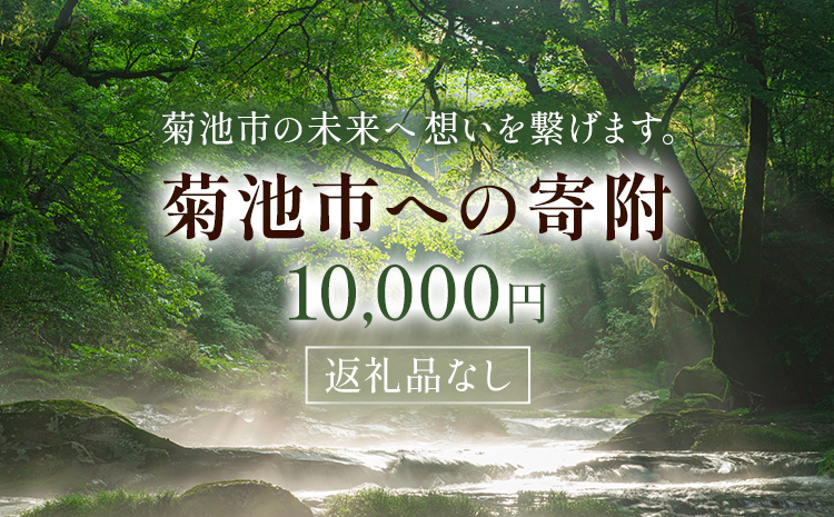 菊池市への寄附(返礼品はありません) 熊本県 菊池市 返礼品なし 10,000円--- 094-0616---
