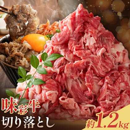 味彩牛 切り落とし 約600g×2パック 計1.2kg 菊池地域農業協同組合(JA菊池まんまキッチン)《90日以内に出荷予定(土日祝除く)》熊本県 菊池市 切落し スライス済み 小分け 牛肉 お肉 熊本県産 九州産 国産 冷凍 送料無料---147-2254---