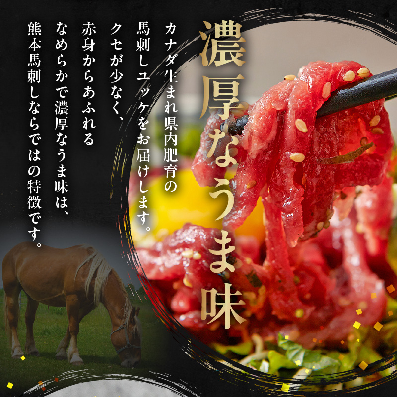 117-25　オアシス九州　【熊本県内と畜】 馬刺し ユッケ 200g