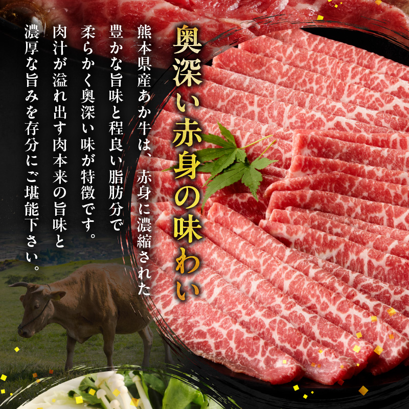 117-40　オアシス九州　熊本県産あか牛 モモ 600ｇ (300ｇ×2)