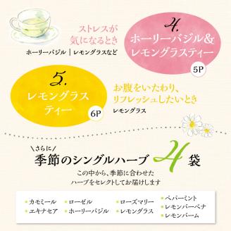 42-14　熊本県産農薬不使用ハーブティー　くつろぎセット