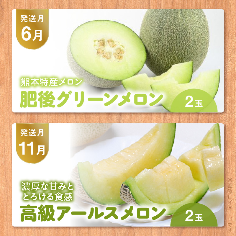 T006-meron【メロン便】年に3回お届け！メロン専門の定期便！