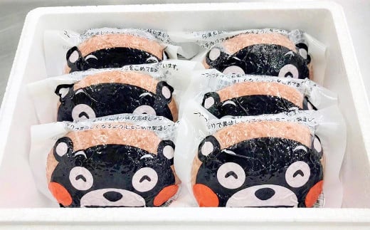 くまモンあか牛ハンバーグセット（あか牛ハンバーグ約120g×6個） 合計720g あか牛 ハンバーグ くまモン 牛肉 お肉 肉 褐牛 褐毛和種 和牛 国産牛 セット 熊本県 上天草市 冷凍