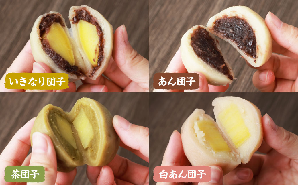 熊本上天草 にのやのいきなり団子バラエティーセット 4種×各6個 合計24個 いきなりだんご いきなり団子 だんご 団子 餡子 スイーツ お菓子 和菓子 おやつ デザート 冷凍 熊本県 上天草市