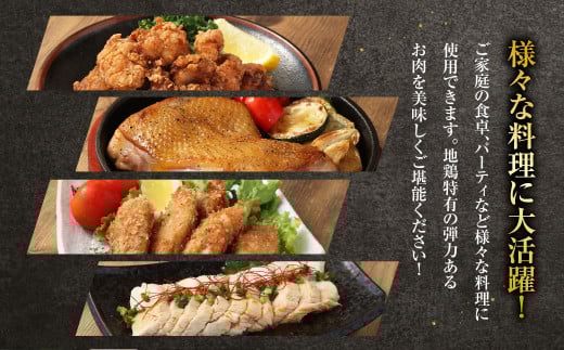 天草大王精肉セット（モモ、ムネ、ササミ） 約1.5kg×2セット 計約3kg 天草大王 モモ ムネ ササミ