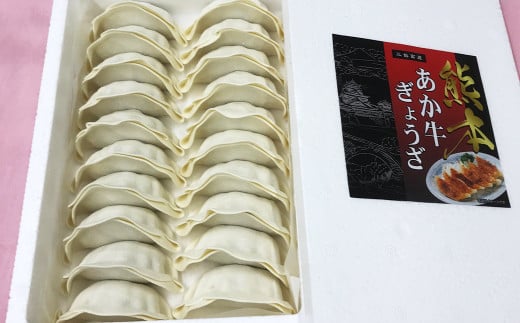 熊本和牛あか牛ぎょうざ60個（あか牛ぎょうざ20個入り×3箱）計60個 あか牛 餃子 ぎょうざ 焼餃子 牛肉 お肉 肉 褐牛 褐毛和種 和牛 国産牛 熊本県 上天草市 冷凍