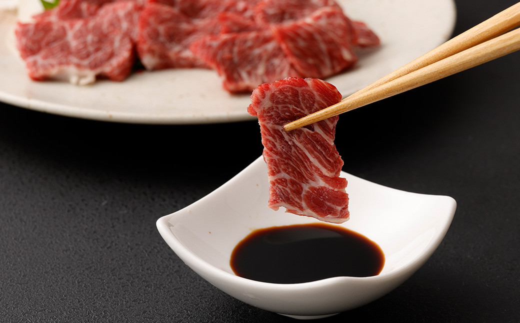 馬刺し盛合せ(3種)