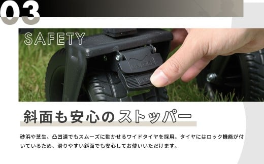 【AC.04】アウトドアワゴン オリーブグリーン