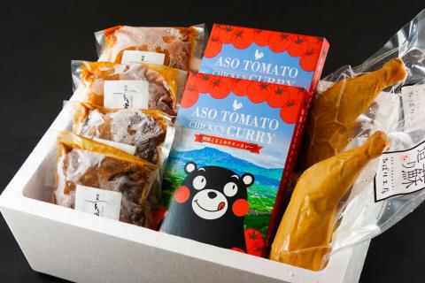 おうちごはんシリーズ「温めるだけの惣菜セット」 ハンバーグ カレー 骨付きチキン 人気 美味しい 詰め合わせ 調理 お手軽 レトルト レトルトカレー 豪華 新鮮 熊本 阿蘇