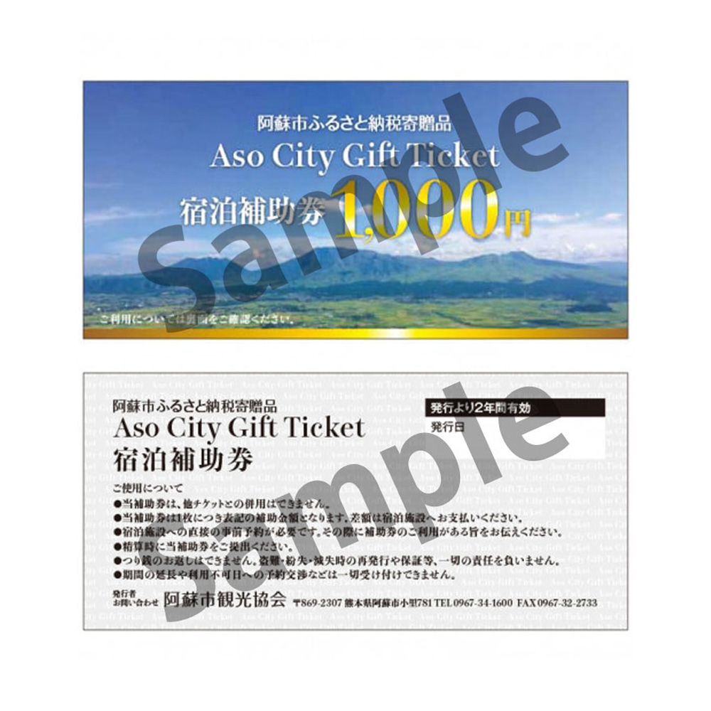 【金額が選べる】【3,000円分】阿蘇市 宿泊補助券 観光 旅行 クーポン チケット 人気 観光地 選べる 旅館 ホテル 温泉 旅 温泉街 観光客 宿泊 熊本 阿蘇 【宿泊補助券】3000円分