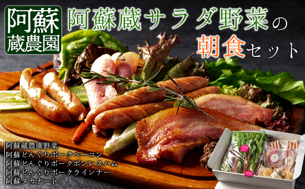 阿蘇を感じる阿蘇蔵サラダ野菜の朝食セット 新鮮 旬 産地直送 採れたて 人気 美味しい 熊本 阿蘇