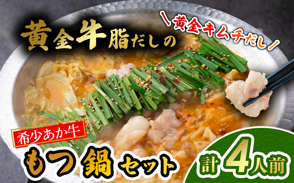 【選べるスープ】阿蘇はなびし あか牛もつ鍋セット（キムチ）冷凍 鍋 キムチ味 牛肉 もつ 冷凍 便利 料理 自宅用 贈答用 お中元 お歳暮 クリスマス ギフト 冬 おすすめ 熊本県 阿蘇市 あか牛もつ鍋（キムチ）