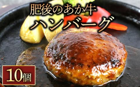 肥後の赤牛ハンバーグ 150g×10個 阿蘇牧場 あか牛 和牛 国産 牛肉 ブランド牛 人気 美味しい 焼肉 希少 ハンバーグ ジューシー 熊本 阿蘇