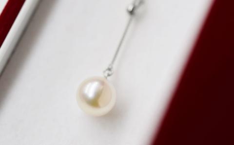 【Pt850】S085-338_天草産 7.5-8mm あこや真珠 Yスタイル パール ネックレス ホワイト ピンク Pt850