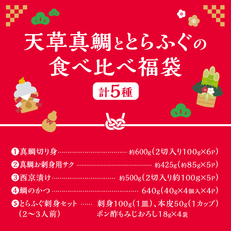 S106-F01_【福袋】天草真鯛ととらふぐの食べ比べ福袋