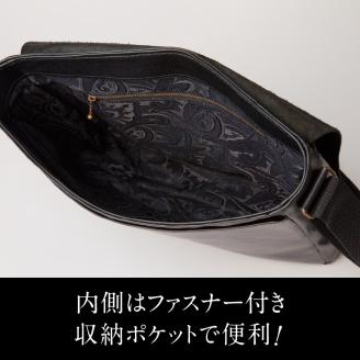 S056-014_ハンドメイド  リポーターバック（黒）