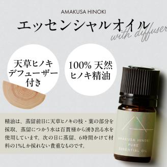 S064-045_【ふるさと納税】天草ヒノキ　精油＋アウトドアスプレー