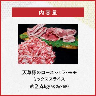 S001-029_天草豚のロース・バラ・モモ　ミックススライス