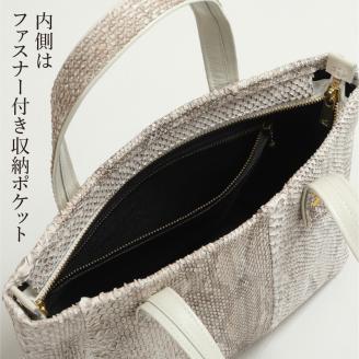 S056-012_パイソン手提げバック