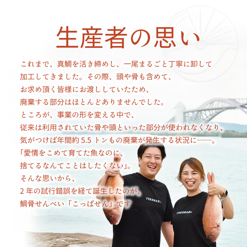 S106-060_鯛骨せんべい「こっぱせん」2袋 2袋