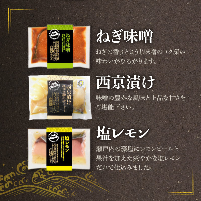 S137-002_うまかぶり 旨タレ仕込み 漬け 3種×2P セット